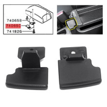 4PCS Console Armrest Lid Lock Cover Central Armrest Box Lock for Outlander ASX 8011A408 8011A409