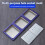 Socket Opening Template 86 Type Mold Holes Locator Electrical Plug Template Tool Hole Opening Template for Button B 4