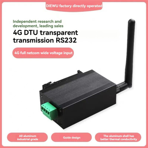 4G DTU Wireless Module, RS485/232 Serial Port, Full Netcom Transparent Communication B 1
