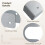 6pcs Triangular Bracket Wall Mount Shelf Wall Shelf Load-Bearing Partition Bracket Heavy-Duty Buckle 4