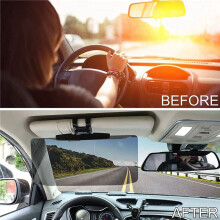 3X Visor Extensions Automotive Anti-Glare Visor Mirrors Car Sun Visor for All Trucks Car Front Driver or Passenger
