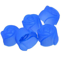 30Pcs Cake Baking Mold Chocolate Jelly Maker Mould Silicone Rose Muffin Cookie Cup (Random Colors)