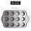 2X 12 Cavity  Cheesecake Pan with 24 Pieces Removable Bottom 8