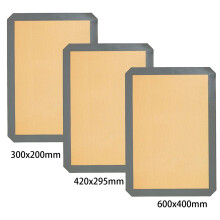 2Pcs Reusable Environmental Protection Silicone Baking Mat Non-Stick Silicone Oven Mat Dough Rolling Mat 30 x 20cm