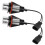 6000K 5W Angel Eyes LED Lights for E60 E61 E39 E53 Car, 2pcs 2