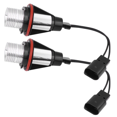 6000K 5W Angel Eyes LED Lights for E60 E61 E39 E53 Car, 2pcs 2
