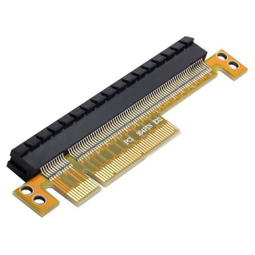 2X PCI-E Express 8X Bis 16X Extender Converter Riser-Kartenadapter Stecker Auf Buchse 2