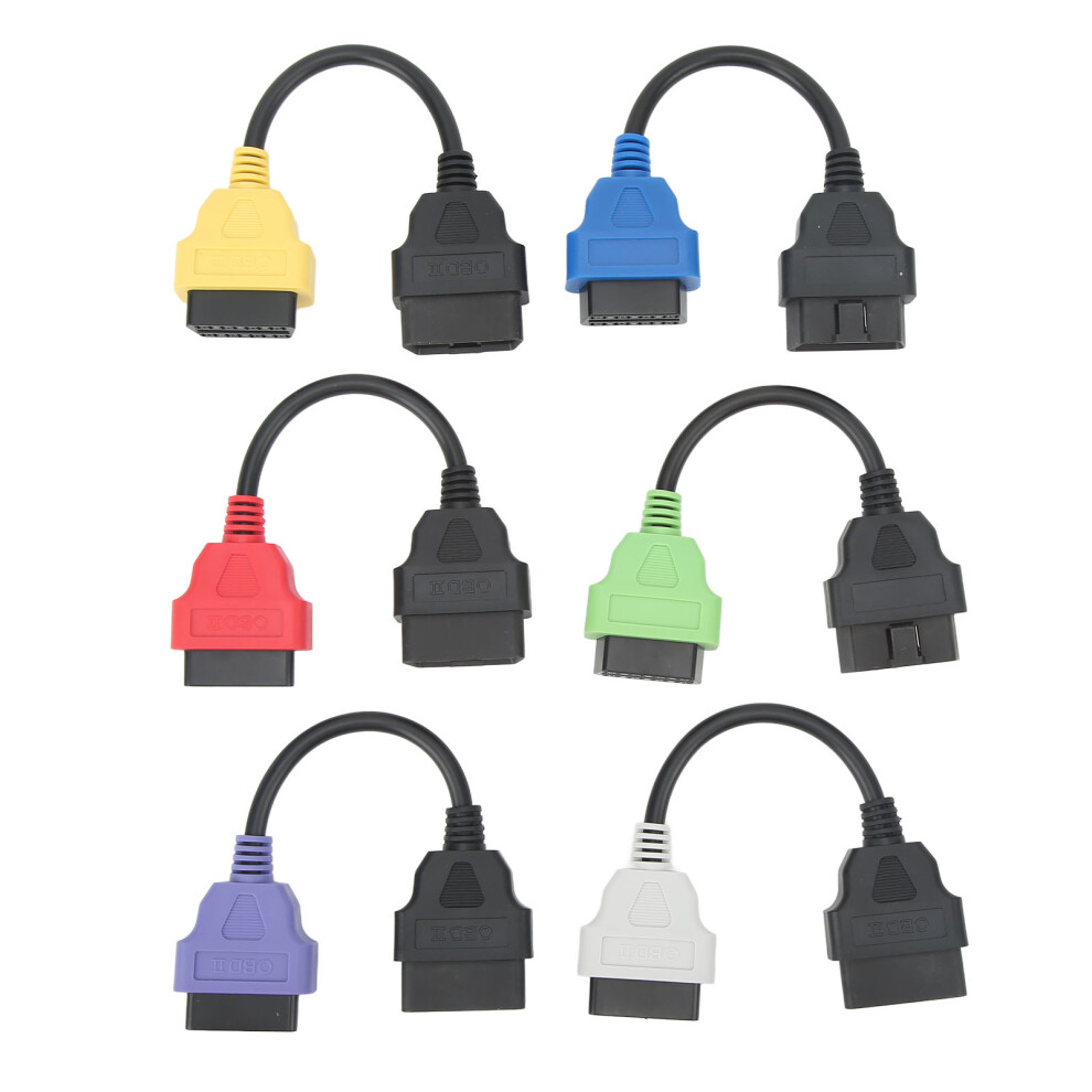 6 Pack Obd2 Diagnostic Scanner Adapter Cables For Fiat Vehicles 8151388962250