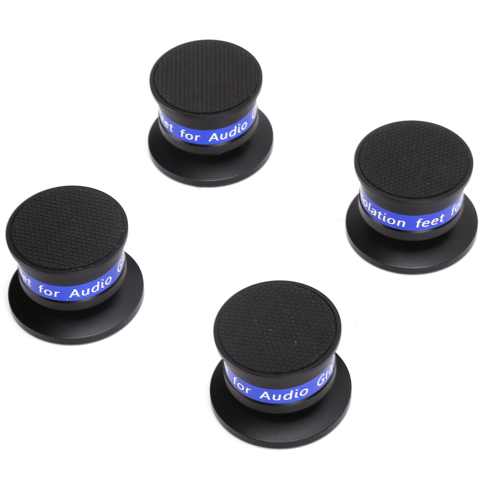 Isolation Feet Pad Set Sp4533 For Speakers Dvd Turntable 45Mm Black 9301388962227