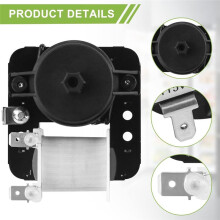 W10189703 Refrigerator Evaporator Fan Motor for Refrigerators - Replaces WPW10189703,AP6016598,2214986