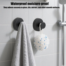 Suction Cup Hooks for Wreaths  Glass,2026 No Drill Suction Cup Hooks for Front Door Glass Window Mirror Bathroom Wall