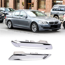 3X Car Front Left & Right Chrome Trim Molding for F10 F11 528I 535I 51137336645 51137336646