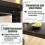 Dining Table Set for 4, Rectangular Kitchen Table and Chairs, Adjustable Feet for Small Spaces 4