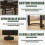 Dining Table Set for 4, Rectangular Kitchen Table and Chairs, Adjustable Feet for Small Spaces 5