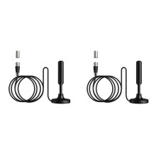 2X TV Antenna HDTV-T Digital TV Antenna High Gain for Indoor Outdoor TV Signal Reception A