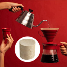 2000PCS Coffee Filters, Replacement Round Coffee Filters, Disposable Paper Filters for Aerobie Coffee Filter