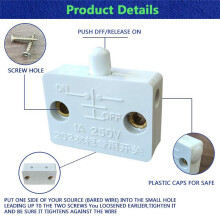 16 Pz Porta 'Armadio Interruttore Della Lampada 'Armadio Cassetti Degli Interruttori Aperti Sulla Porta Chiusa Applicabile Un 12V 24V 110V