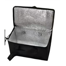2X Tragbare Isolierte Lunchtasche, Kühltasche, Bierliefertasche, Faltbare Thermo-Picknicktasche, Warmhaltetasche für Kalte Speisen