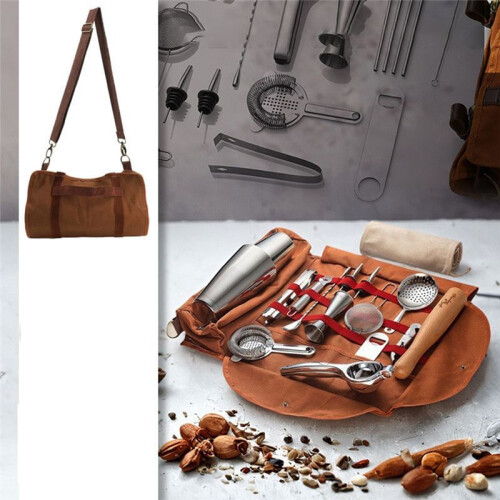 Bärbart Campingkit för Bartenderbäring, Bärbar Axelbandsväska för Bartender 2