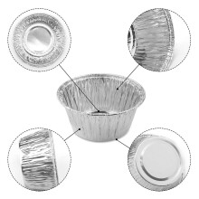 300 Pcs Aluminum Foil Cupcake Cups Ramekin Muffin Baking Cups, Disposable Muffin Liners, Ramekin Holders Cups