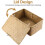 2X Seagrass Hand Woven Storage Box Storage Box Storage Basket Makeup Organizer Multipurpose Container with Lid 3