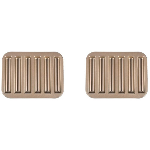 2X Durable Non-Stick Biscuit Stick Mold Cake Baking Pan Carbon Steel Cake Bread Mold  3D Cylinder Cake Mold