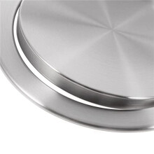 2X Prullenbakdeksel Eenvoudige Prullenbaktule Ingebed Aanrecht Ronde Afdekking Swing Flap Prullenbakdeksel voor Keuken Badkamer Kantoor