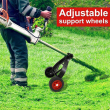 Lawn Mower Wheel Attachment, Lawn Mower Auxiliary Wheel, Suitable for Lawn Mower, Weeder, Brush Cutter, Garden