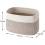 2X Cotton Rope Storage Baskets Bin Storage Square Organizer Foldable Decorative Woven Basket with Handles, C 6