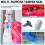 1000 Pcs Plastic Tamper Seals Fire Extinguisher Tags Security Tags Seals Safety Numbered Zip Ties Labels Light 6