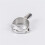 58mm Hollow Design Coffee Handle for E61 Brewing  Coffee Machine Stainless Steel Bottomless Extraction Handle 6