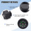 GPS Range Pole Cradle Bracket for Trimble Handheld Open Data Collector with Compass Quick Release Pole Clamp, A 5