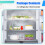 4Pc Refrigerator Thermometer, with Red Indicator Thermometer for Freezer Refrigerator Cooler with Hanging Hook and Stand 1