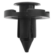 300 Pieces Plastic Parts 8 mm Black Hole Bumper Rivet Clip Closure