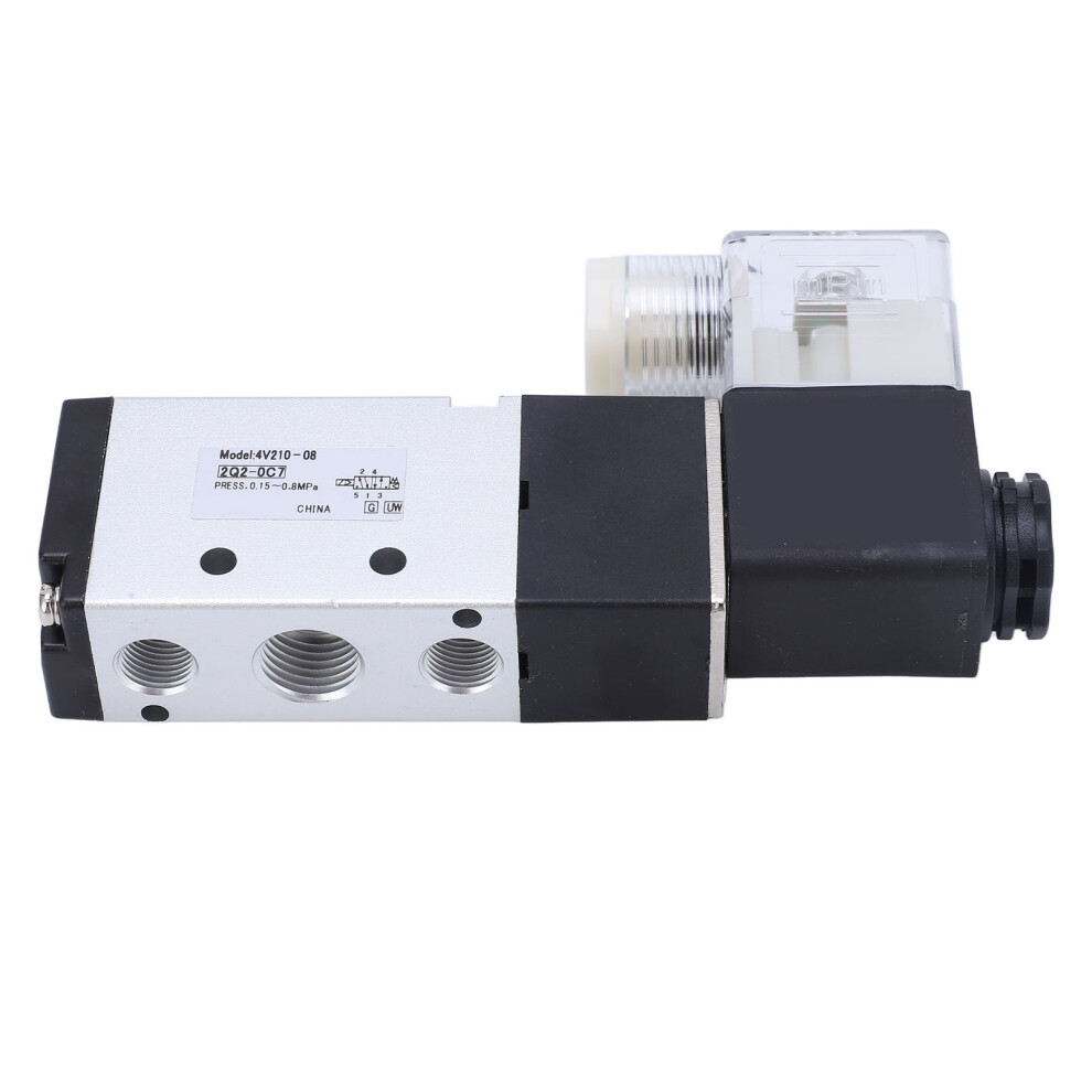Electric Solenoid Valve 2-Position 5-Way Dc12v Ip65 For Machinery 6911388964058