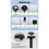 8X Atomizing Spray Plastic Bracket USB  Humidifier DIY Experiment Ultrasonic Atomization Bracket Without Atomizer 3