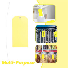 100Pcs 15.9cmx7.9cmPlastic Shipping Labels with Wire Durable Writable Hang Tags,Shipping Labels for Equipment Auto Parts