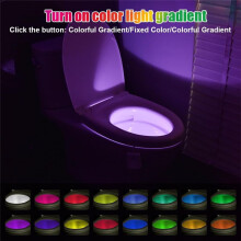 Toilet Light,Toilet Bowl Night Light,16 Colours Motion Sensor Toilet Night Light,Projector Lamp for Toilet Lighting 2pcs