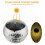 3PCS Solar Floating Pool Light, Waterproof LED Color Changing Solar Pond Lights Water Floating Lights 4