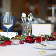 Segnaposti 120 Piccoli Segnaposti con Bordi nel Lamina D'Oro, Adatti per Matrimoni, Banchetti, Segnatavoli e Biglietti da Visita