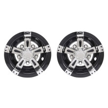 2Pcs 8Inch Cart Wheel Cover, 5 Spoke Design Hub Cap for Carts for Club Car, EZGO,