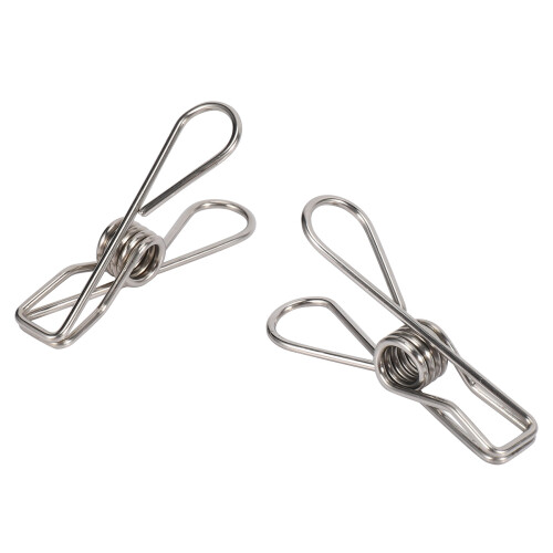 48 Pcs Stainless Steel Wire Clip, Multi-Function Clip, Utility Clip Pins Hanging Clip Office Fastener 2
