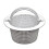 Swimming Pool Skimmer Replacement Basket with Handle, 4 Pack - Above Ground Pool Thru-Wall Skimmer Baskets 2