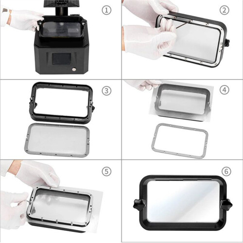 2pcs Release Film for  M3 Premium 3D Printers Transparent Light-Curing Resin Separator Sheet 2