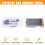 1010KH/S NMMiner NerdMiner V2 BTC Solo Miner com Tela Inteligente de 3,5 Polegadas para Loteria de Criptomoedas e Bitcoin 5