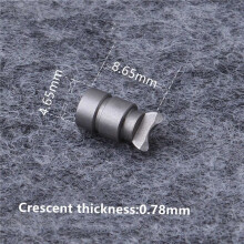 4X Metal Semilunar Pin Fishing Wheel Half Moon Suitable for Abu Water Drop Wheel BMAX SMAX PMAX Revo