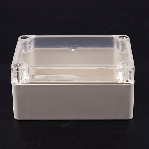 3X Clear Cover Plastic Electronic Project Junction Box 100 x 68 x 50mm 1