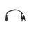 4 Pcs 5.5X2.1mm 1 to 2 M/F  Power Splitter Cable for Security CCTV Camera 2