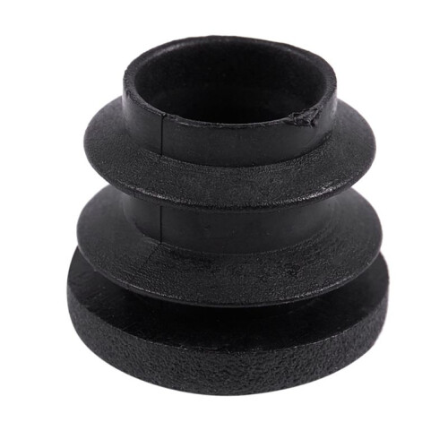 45Pcs Black Plastic Blanking End Cap Round Tube Insert Pipe Bung 16mm 2