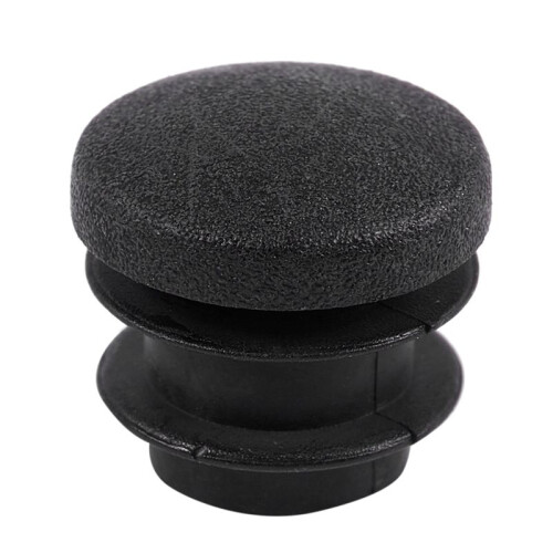 45Pcs Black Plastic Blanking End Cap Round Tube Insert Pipe Bung 16mm
